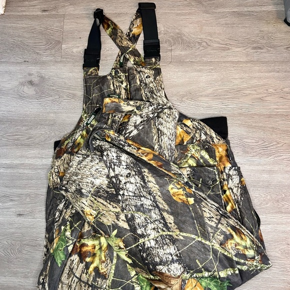 Remington Camo Insulated Hunting Overalls Bibs Thermore XL Realtree Style - Picture 7 of 8